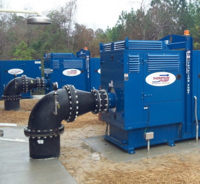 Подпорные насосные станции изготавливаются на базе центробежных насосных агрегатов